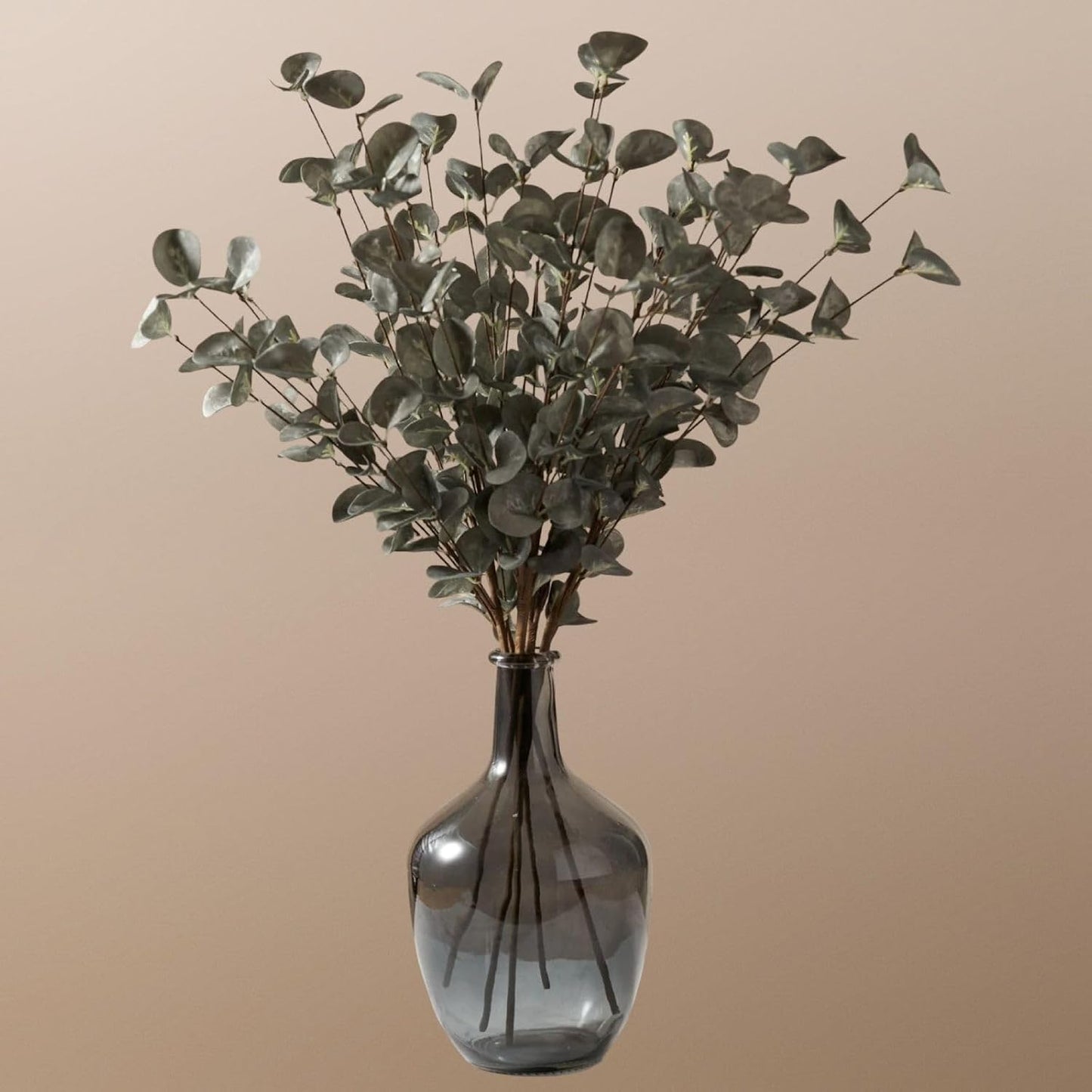 Faux Green Eucalyptus Stems Pack of 5 Artificial Leaves Fake Eucalyptus Stems Tall Branches for Vase 60cm for Floral Arrangement Aesthetic Room Flower Bouquet Centerpiece Home Decor