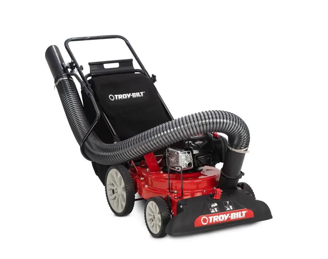 111-1-1.jpg Troy-Bilt 24 in. Leaf Vacuum Head 1.5 in. Chipping Capacity Gas Powered Chipper Shredder Vacuum with High Rear Wheels - Image 1