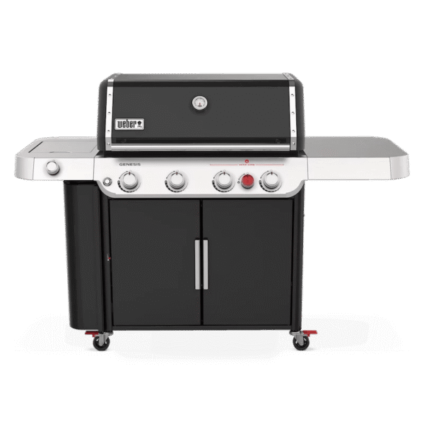Nexgrill 4-Burner Propane GAS Grill in Black with Side Burner and Stainless Steel Main Lid