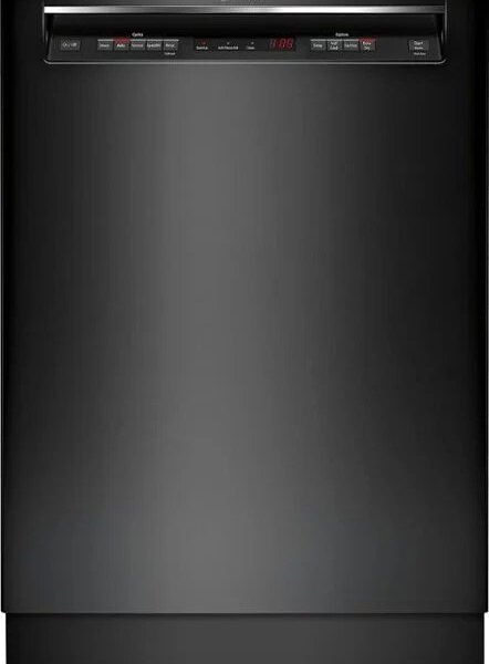 Bosch 300 Series Top Control 24-in Built-in Dishwasher ENERGY STAR SHS843AF5N