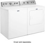 Maytag – 3.8 Cu. Ft. High Efficiency Top Load Washer with PowerWash Agitator – White - Image 4