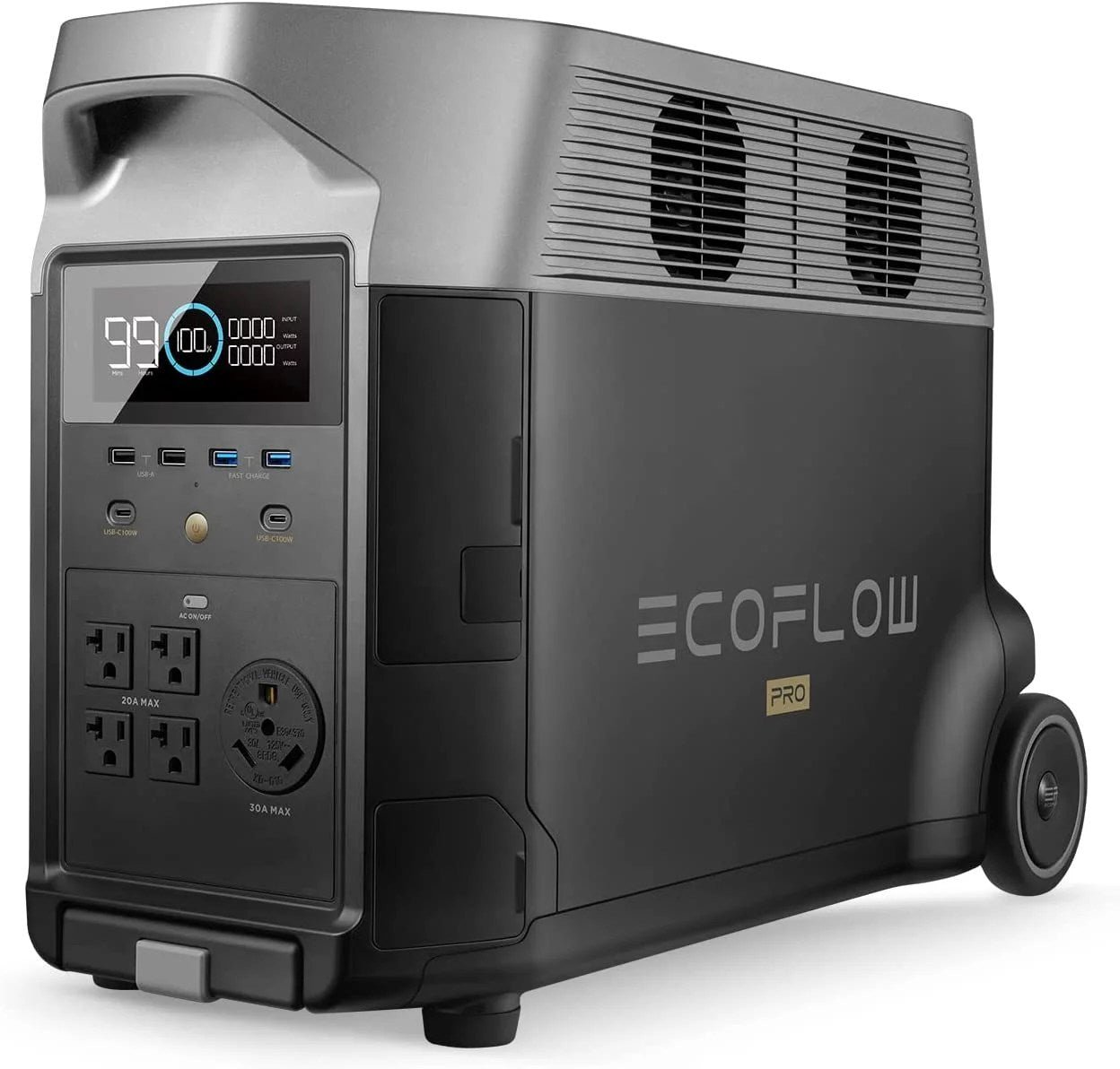 61qMM6iBt3L._AC_SL1500-1.jpg ECOFLOW DELTA Pro 3600W | Home generator, portable generator - Image 1