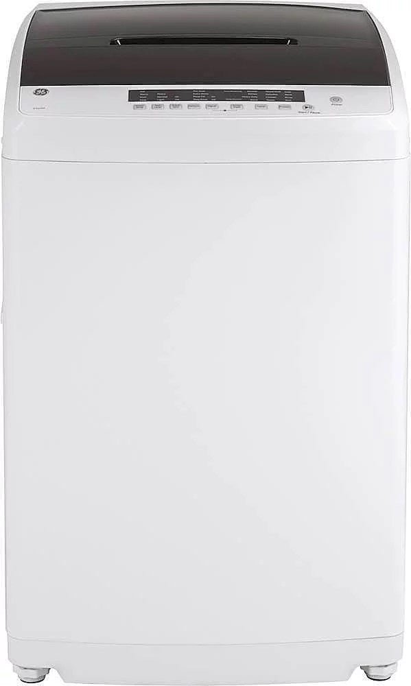 6262617_sd-1.jpg GE – 2.8 Cu. Ft. Top Load Washer – White/black - Image 1