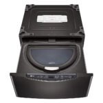 LG – SideKick 1.0 Cu. Ft. High-Efficiency Smart Top Load Pedestal Washer with 3-Motion Technology – Black steel - Image 11