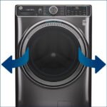 GE – 4.8 CuFt High-Efficiency Stackable Smart Front Load Washer w/UltraFresh Vent System & Microban Antimicrobial Technology – White on white - Image 3