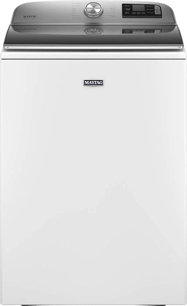 6396123_sd_8b185be8-731b-44a5-8af7-7d1c57a93d50-1.jpg Maytag – 5.3 Cu. Ft. High Efficiency Smart Top Load Washer with Extra Power Button – White - Image 1
