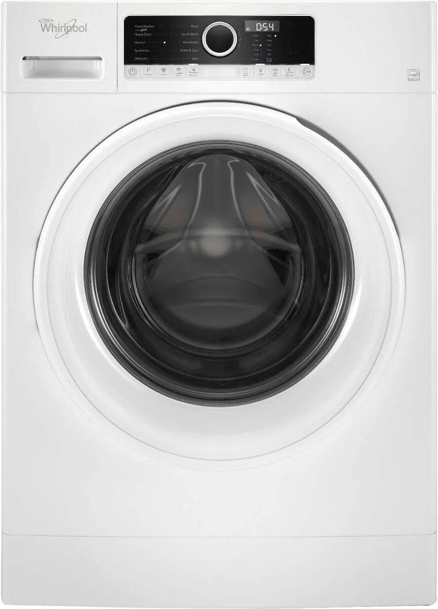 6463463_sd-1.jpg Whirlpool – 1.9 Cu. Ft. High Efficiency Stackable Front-Load Washer with Detergent Dosing Aid – White - Image 1