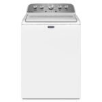 Maytag – 5.2 Cu. Ft. High Efficiency Top Load Washer with Extra Power Button – White