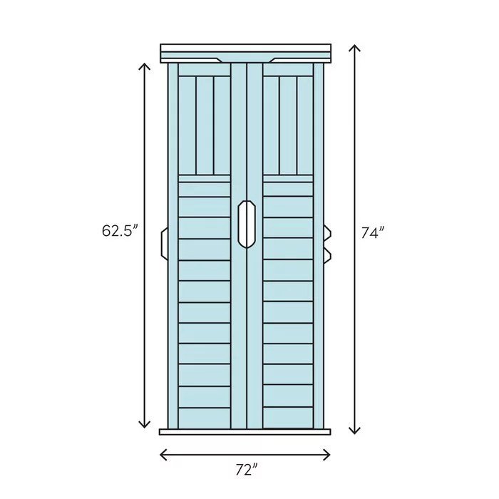 6 ft. W x 3 ft. D Grand Garden Chalet Cedar Wood Tool Shed - Image 6