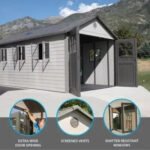 Lifetime 11 Ft. X 21 Ft. Outdoor Storage Shed With Tri-Fold Doors - Image 4