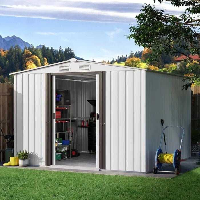8ft._W_x_8ft._D_Metal_Storage_Shed_c63aa8c5-079f-4cbc-a671-3838f9a76742-1.jpg 8ft. W x 8ft. D Metal Storage Shed - Image 1