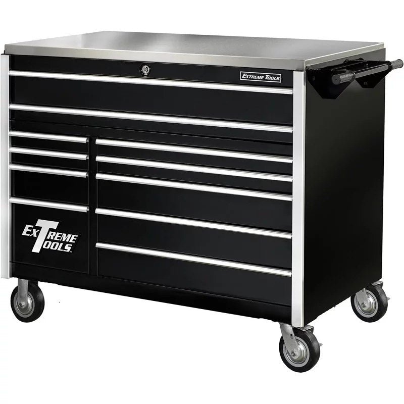 AAAAAAAAAAAAAAAAA-1.jpg Extreme Tools 55 In 11 Drawer Pro Roller Cabinet BLACK - Image 1