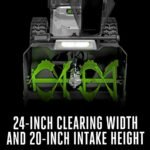 EGO Power+ SNT2416 POWER+ 24 in. Self-Propelled 2-Stage XP Snow Blower with Peak Power™ and 2 x 10.0 Ah Batteries and Dual Port Charger - Image 11