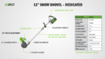 EGO Power+ SNS1200 Dedicated 12" Snow Shovel Bare Tool - Battery and Charger Not Included - Image 17