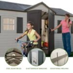 Lifetime Storage Shed: lifetime Garden Building Shed – 15′ X 8′ – Gray - Image 2