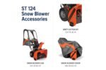 Husqvarna 970710001 ST124 24-in 212-cc Two Stage Gas Snow Thrower (US Version) - Image 8
