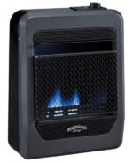 Natural Gas Vent Free Blue Flame Gas Space Heater With Base Feet – 10,000 BTU, T-Stat Control - Image 4