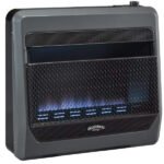 Natural Gas Vent Free Blue Flame Gas Space Heater With Blower and Base Feet – 30,000 BTU, T-Stat Control - Image 5