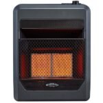 Natural Gas Vent Free Infrared Gas Space Heater With Blower and Base Feet – 20,000 BTU, T-Stat Control - Image 3