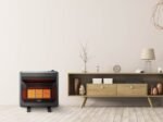 Natural Gas Vent Free Infrared Gas Space Heater With Blower and Base Feet – 30,000 BTU, T-Stat Control - Image 4