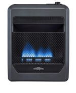 Propane Gas Vent Free Blue Flame Gas Space Heater With Blower and Base Feet – 20,000 BTU, T-Stat Control - Image 4