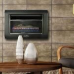 Dual Fuel Ventless Linear Wall Gas Fireplace With Log – 26,000 BTU, T-Stat Control - Image 2