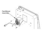 Fan Blower for MU Style Mini Hearth Gas Space Heaters – Black Finish - Image 2