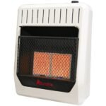 Dual Fuel Ventless Infrared Plaque Heater with Base and Blower – 20,000 BTU, T-Stat Control - Image 2
