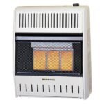 Dual Fuel Ventless Infrared Heater – 20,000 BTU, T-Stat Control