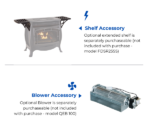 Dual Fuel Ventless Gas Stove – 26,000 BTU, Remote Control, Matte Black Finish - Image 5
