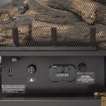 Full Size Dual Fuel Ventless Gas Fireplace With Mantel – 32,000 BTU, Remote Control, Walnut Finish - Image 7