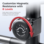Sunny Health and Fitness Programmable Magnetic Elliptical - Image 4