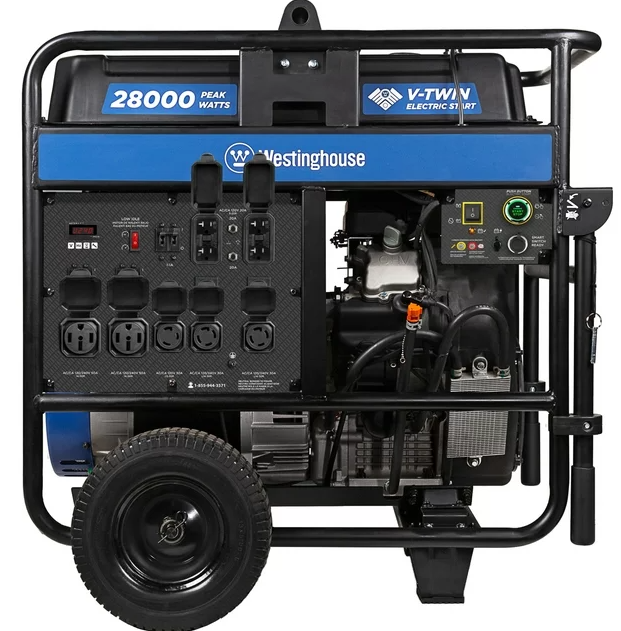 kap-product-42-image-1.png Westinghouse 28,000 Peak Watt Home Backup Portable Generator, Remote Electric Start with Co Sensor - Image 1