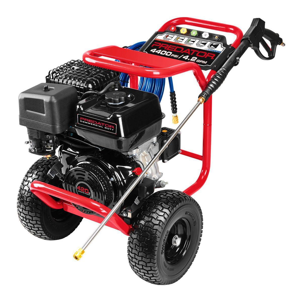 kappiri-product-36-image-1.png Predator 4400 PSI, 4.2 GPM, 13 HP (420cc) Commercial Duty Pressure Washer EPA - Image 1
