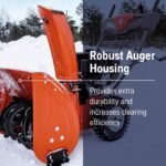 Husqvarna 970710001 ST124 24-in 212-cc Two Stage Gas Snow Thrower (US Version) - Image 6