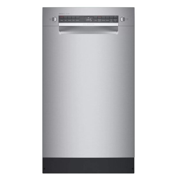 Bosch – 300 Series 18″ ADA Front Control Built-In Dishwasher with 3rd Rack