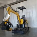 1-Ton Mini Small Excavator – 13.5HP Briggs & Stratton Gasoline Engine Micro Crawler Digger (AGT Industrial) - Image 3
