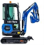 TYPHON 18 FLEX PRO 1.8-Ton Mini Excavator – Complete Jobsite Solution with 12 Versatile Attachments - Image 2