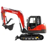 HUAYEE HY60C 6-Ton Industrial Mini Excavator – Premium Yanmar Engine Heavy-Duty Crawler Digger with Enclosed Cab - Image 2