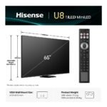 Hisense 65U8QTUK 65" ULED 4K Smart TV - Image 2