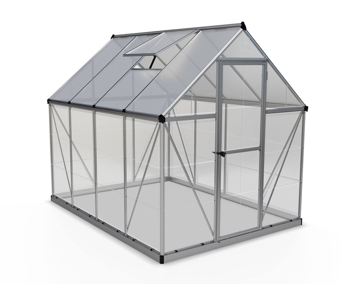 gmc-0517a80936de.jpg Canopia by Palram Hybrid Hobby 6 ft. x 8 ft. Greenhouse Kit – Hybrid Panels - Image 1