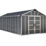 Canopia by Palram Yukon 11 ft. x 21.3 ft. Garage Shed Kit – Dark Grey