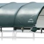 Shelterlogic Corral Shelter 1 3/8″ 7.5 oz. Green Cover (Corral panels not included), 12 x 12 ft