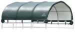 Shelterlogic Corral Shelter 1 3/8″ 7.5 oz. Green Cover (Corral panels not included), 12 x 12 ft