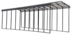 Arrow Carport, 14x47x14, Charcoal - Image 11