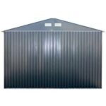 Duramax Imperial Metal Garage Dark Gray with White Trim 12×26 - Image 6