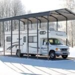 Arrow 14 ft. x 29 ft. x 14 ft. Wind and Snow Rated Carport – Charcoal
