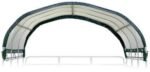 Shelterlogic Corral Shelter 1 3/8″ 7.5 oz. Green Cover (Corral panels not included), 12 x 12 ft - Image 4