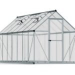 Canopia by Palram Mythos 6 ft. x 14 ft. Greenhouse Kit – Silver Structure & Twinwall Panels