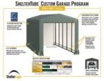 ShelterLogic ShelterTube Wind and Snow-Load Rated Garage, 10x14x10 - Image 6
